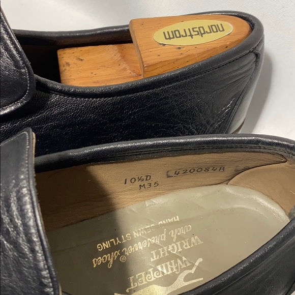 Whippet Wright arch preserver shoes hand sewn Blk - Picture 10 of 10